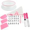 1 Set Household Cake Decoration TPU Piping Bag Converter Baking Tool Stainless Steel Piping Nozzle Set Cake Making Tools