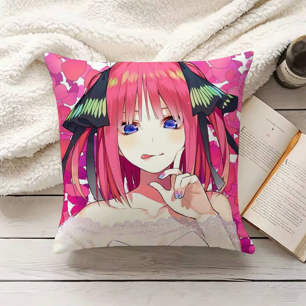 NNino NNakano Anime Pillow Cover Sofa Cushion Cover Home Room Decoration Children Gift
