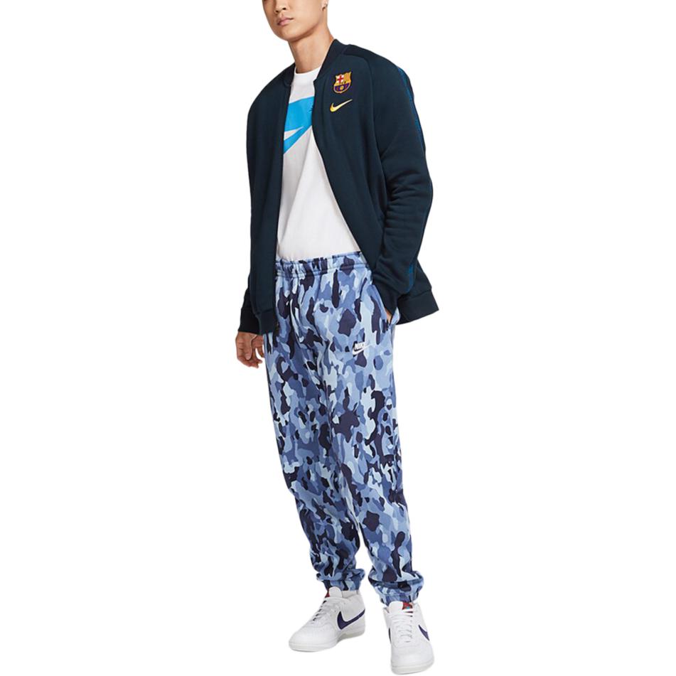 Nike FC Barcelona 20/21 GFA Fleece Track Jacket Men Jacket CI9528-475