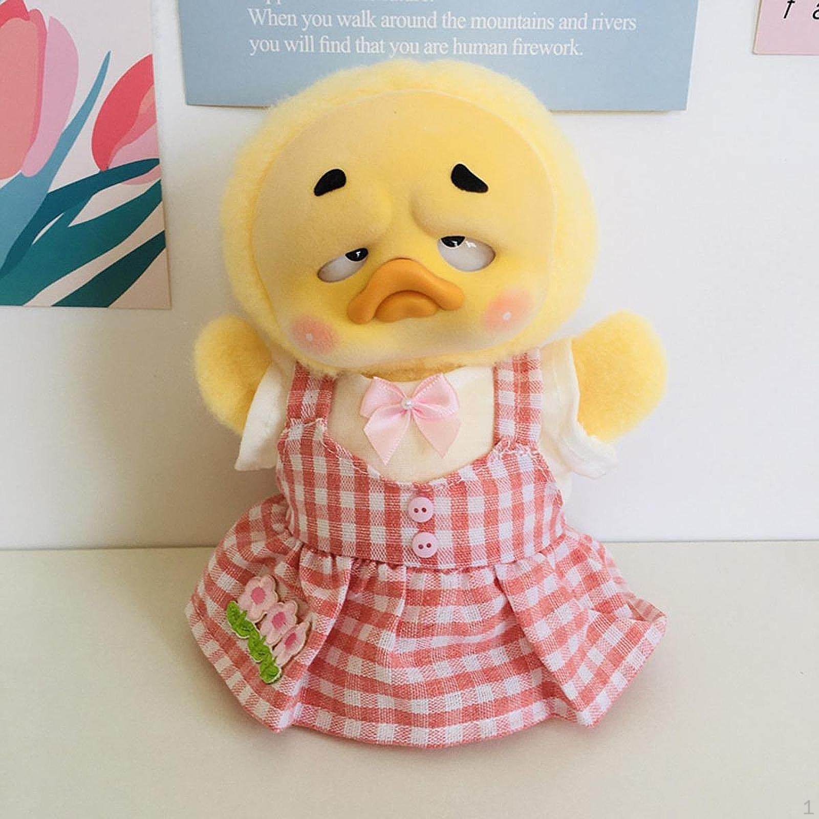 

3 предмета 20 см мини-кукольная одежда для смены игровых нарядов для плюша 20 см/7,87 дюйма розовый