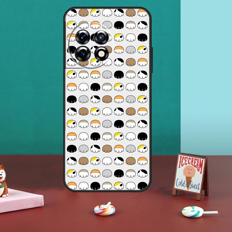 

Cute Funny Cats Paws Pattern Case For OnePlus 13T 10T 8T 10R 12R 13R 15 13 12 11 10 9 Nord 5 CE 2 3 4 Lite N20 N30 Cover OnePlus 8Pro