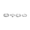 Korean Style Open Index Finger Rings - Thorn Rose Vine Design for Couples and Students