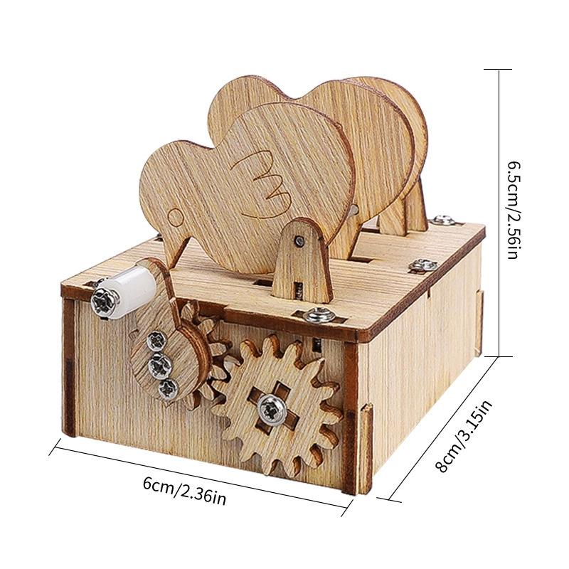 DIY Microscope Excavator fan robot Model Kit - Science And Technology Trend Toy for Small Projects Educational Experiment