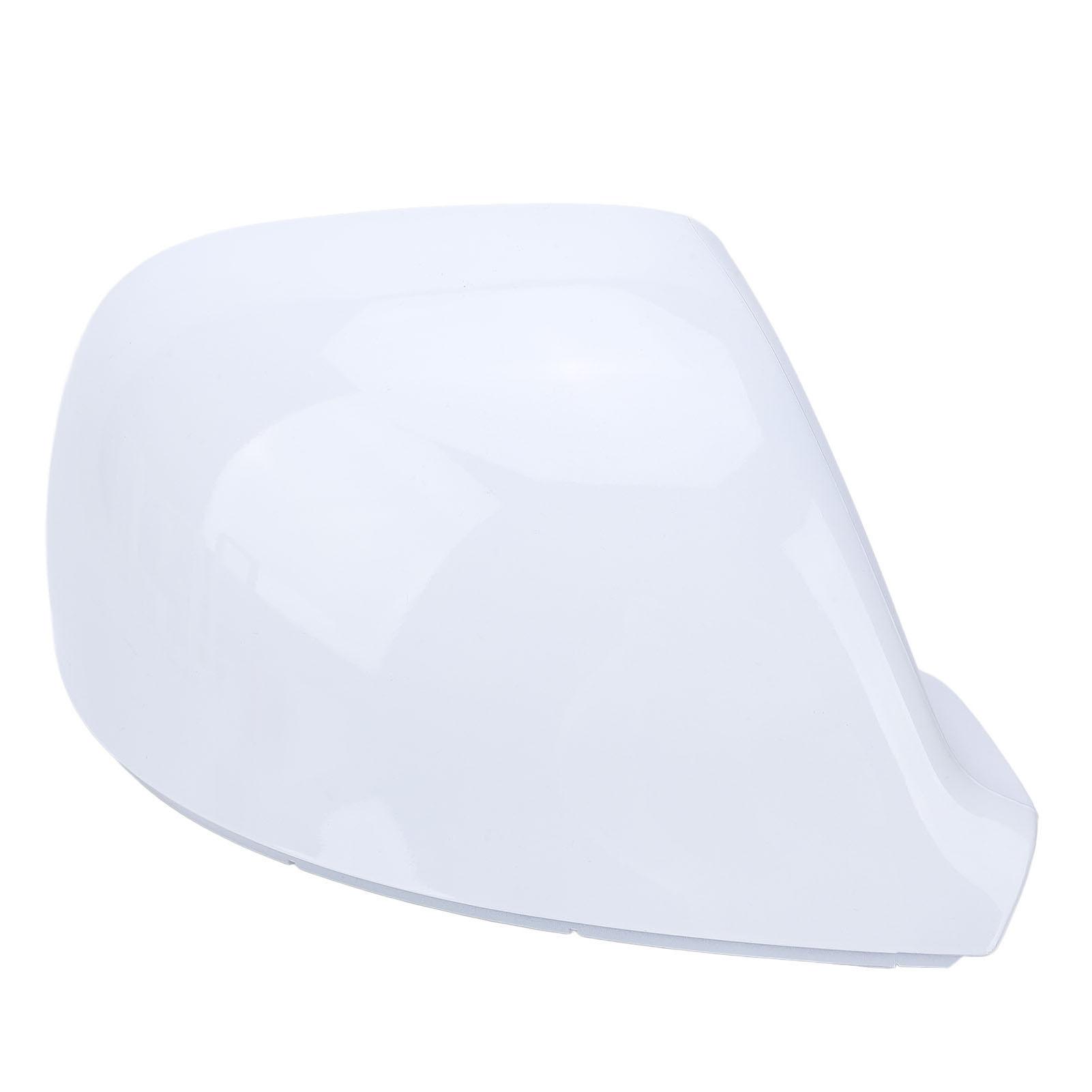 

Rearview Mirror Cap Milky White Decoration Protection Wing Mirror Cover Cap Replacement for T5 T5.1 T6 Right: