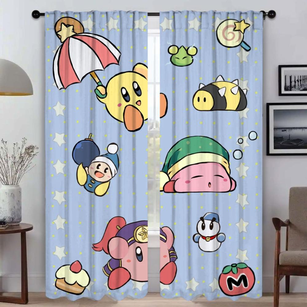 

K-KirbyS Затемняющие шторы для комнаты 2 панели Современные шторы для гостиной Домашние интерьерные шторы Шторы из тюля для спальни Перегородка W60xH90cmx2pcs-CL