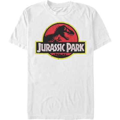 Ανδρικό Κλασικό T-Shirt με Λογότυπο Ταινίας Jurassic Park