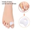 2Pcs Silicone Toes Separator Bunion Bone Ectropion Adjuster Toes Outer Appliance Foot Care Tool Hallux Valgus Corrector
