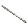 Drill Bit Glass Tile Drill 6.35 Mm Shank Diameter Drilling Stability Efficient Cutting Edges Vibration Reduction