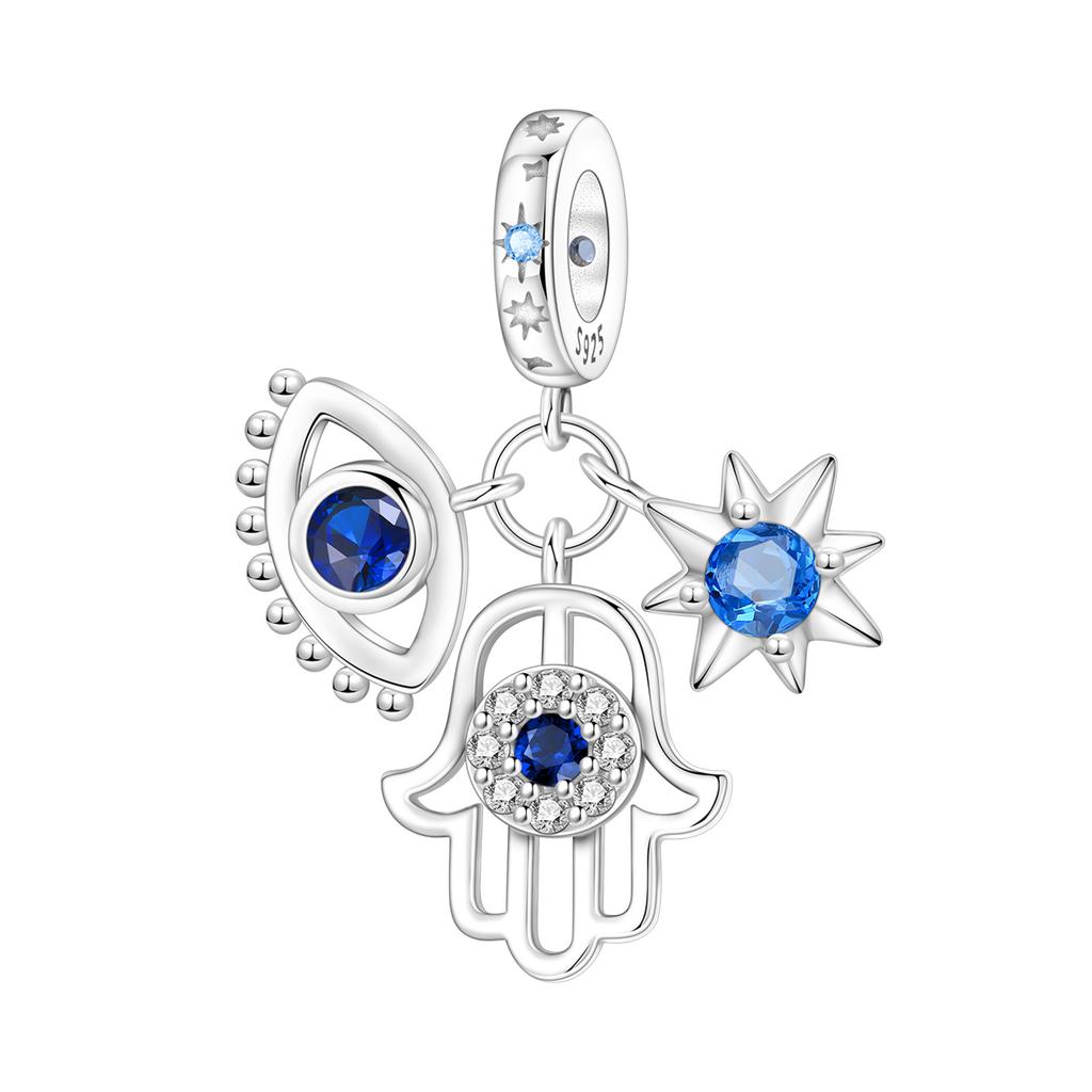 925 Silver Jesus Character Religious Symbol Pendants Bracelet Charms Fit Jewelry Party Beads DIY Fine Gifts Accessory