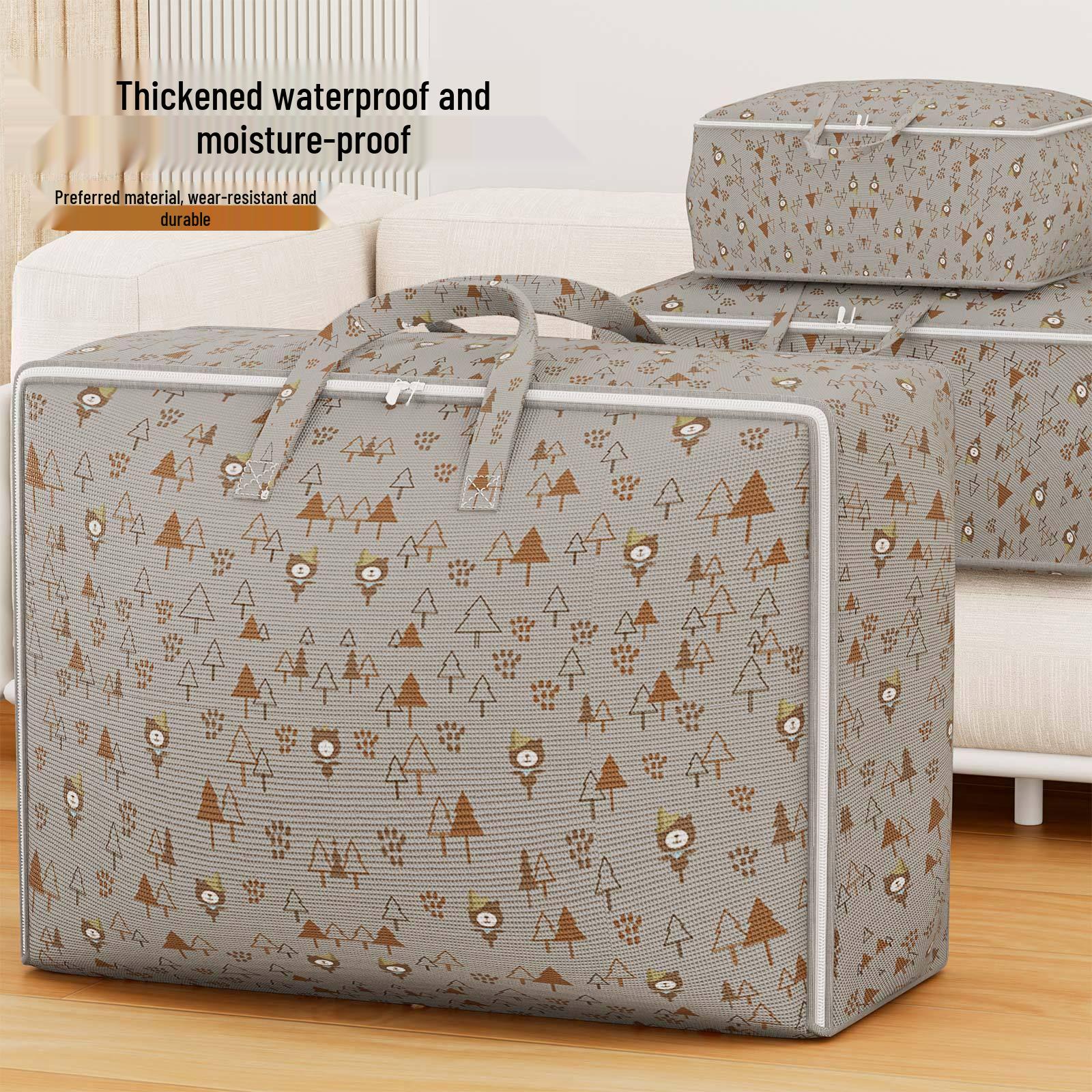 

Ручная сумка-органайзер из нетканого материала с мультяшным принтом - Большая вместимость, Защита от пыли и влаги Small (50*22*35cm)