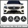 3D Mirror For Mercedes Benz E-Class W213 2016-20 E200 E250 Chrome Silver And Black Newest 3D Style Front Grille Star Emblem Logo