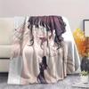 1PC The Fragrant Flower Blooms Print Flannel Blanket, High quality All Seasons, Home Decor, Warmth and Comfort, Perfect for Christmas Gifts