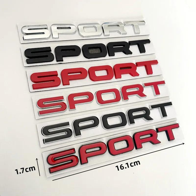 3D Metal Sport Car Rear Trunk Side Fender Emblem Badge Decals Sticker Styling Accessories For Land Rover Discovery Range Rover