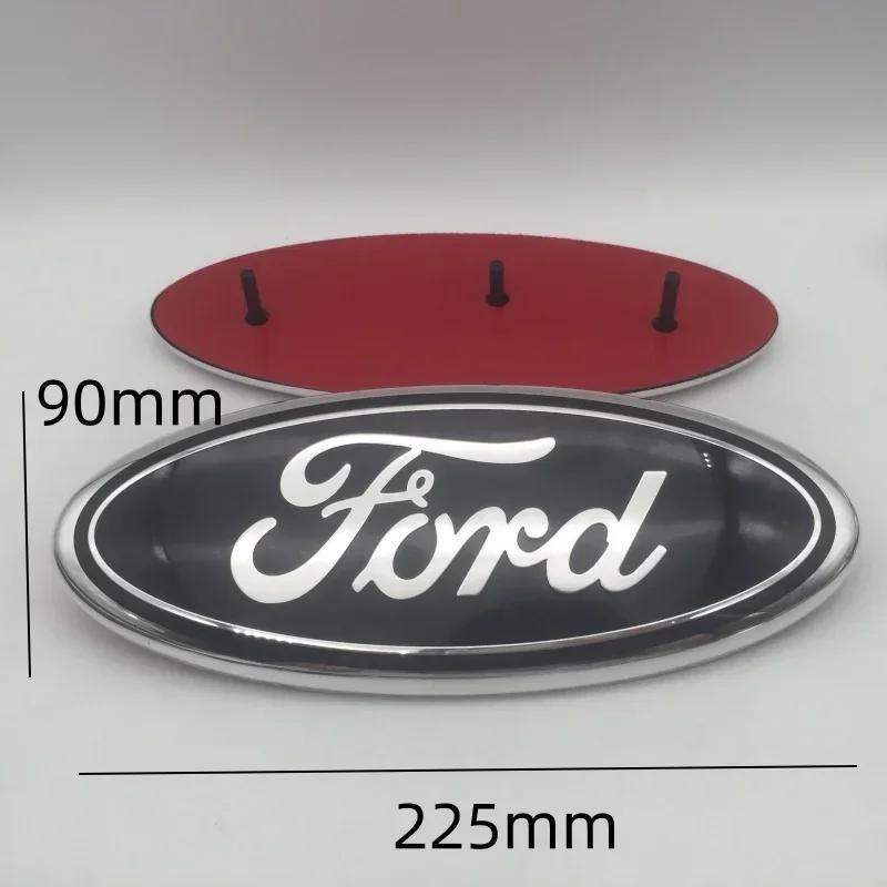 

Car Sticker 2026 Ford New 2025 Hot 1pcs 3D for ford blue black 225mmx90mm Car Front Head Hood Bonnet Emblem Rear Tail Bumper Tru