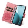 For Oppo Reno14 Pro 5G (China)/Oppo Reno14 Pro 5G (Global) Leather Wallet Case Sunflower Imprinted Phone Cover
