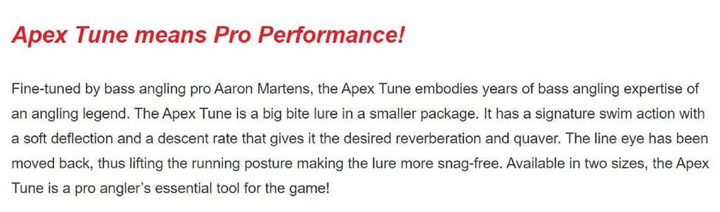 DUO Realis Apex Tune Vibration 62 Sinking Lure CDH3066 (2398)