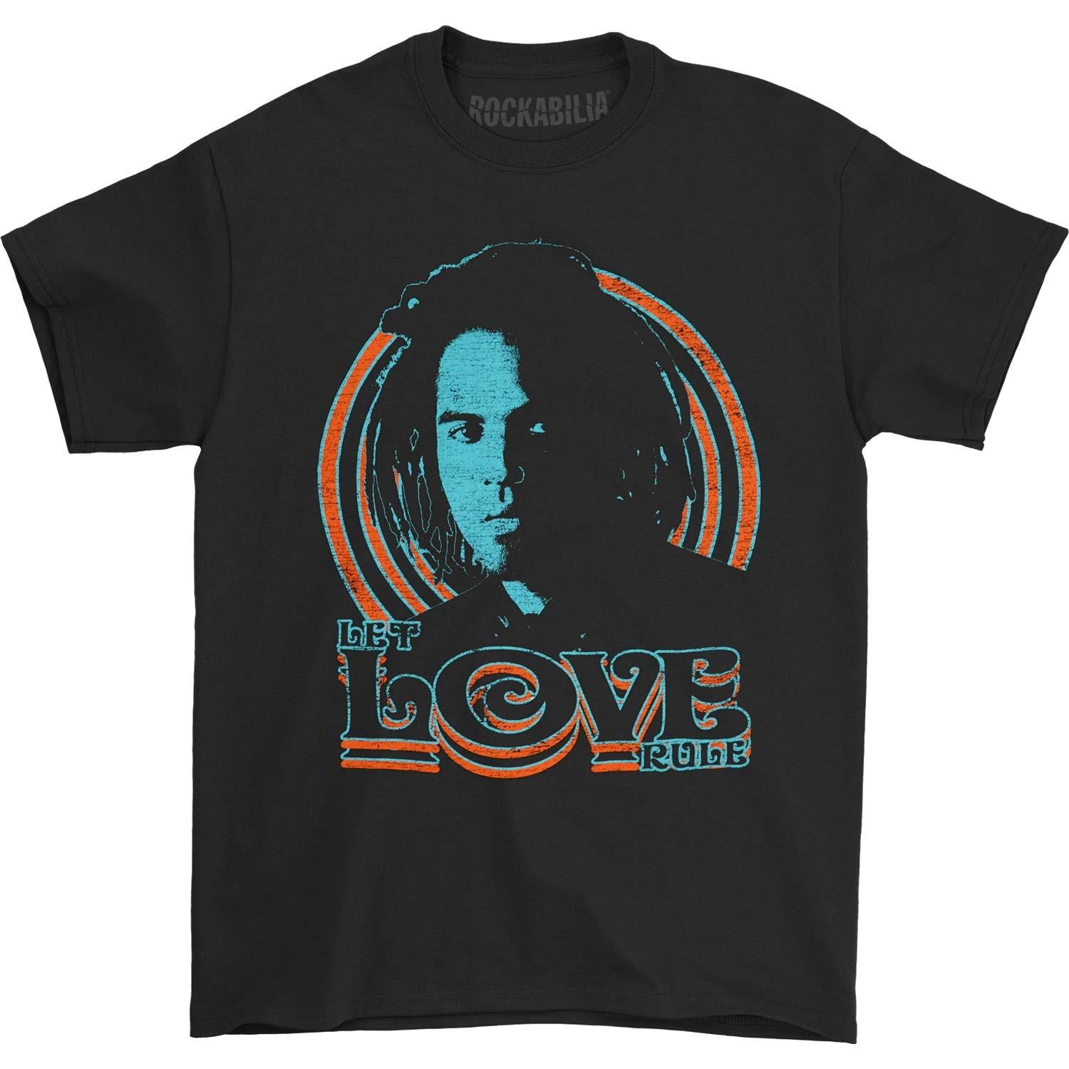 Мужская футболка Lenny Kravitz Let Love Rule XXXL Черный XL