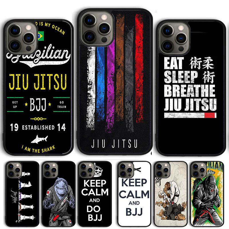 BJJ Brazilian Jiu Jitsu Phone Case Cover For iPhone 17 Air 15 16e 14 11 13 Pro Max 12 Plus Max Cover Coque