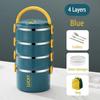 1/2/3/4-lagige tragbare Lunchbox Thermo-Isolierung Bento Thermosbehälter Bento-Tasche Speisenwärmer für Kinder Lebensmittelbehälter