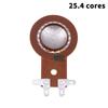 25.4Mm Tweeters Voice Coil Round Speaker Treble Coil Replacement Horn Titanium Film Copper Clad Alumium Diaphragm