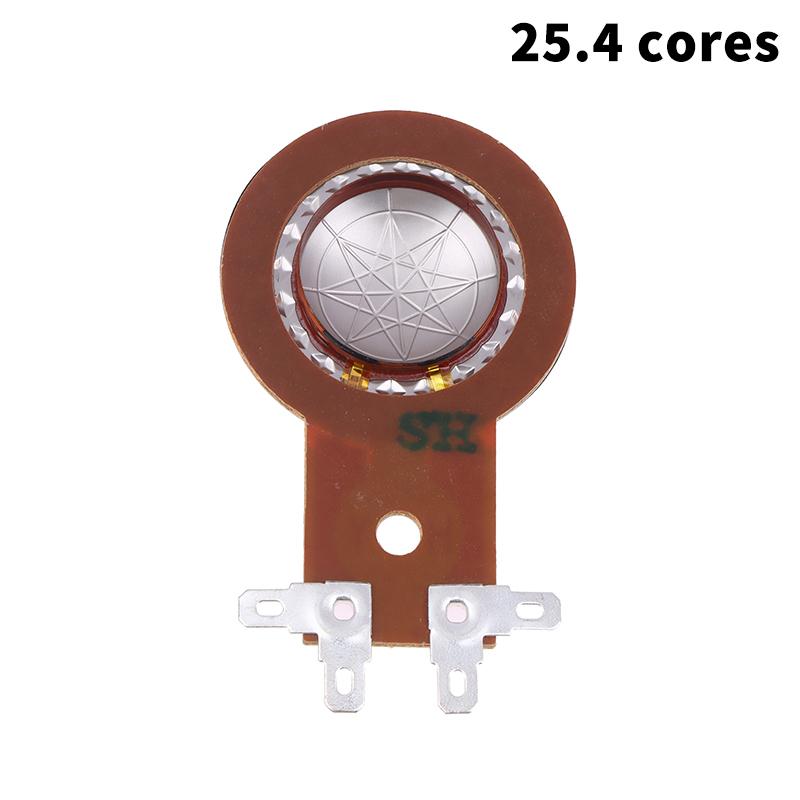 25.4Mm Tweeters Voice Coil Round Speaker Treble Coil Replacement Horn Titanium Film Copper Clad Alumium Diaphragm