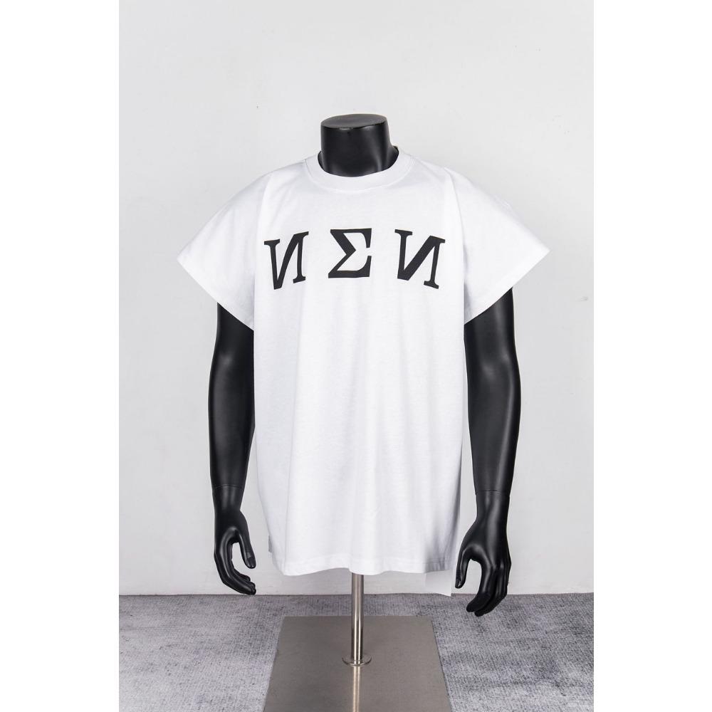 ZYLLO Modă Casual Negru Alb Tricou Bărbați Femei Tricou Oversized