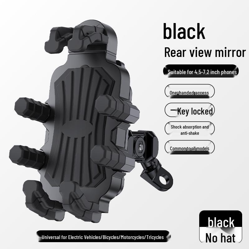 Stoßdämpfende Handyhalterung für Elektrofahrzeuge, Motorräder und Fahrräder für Mitnahmen