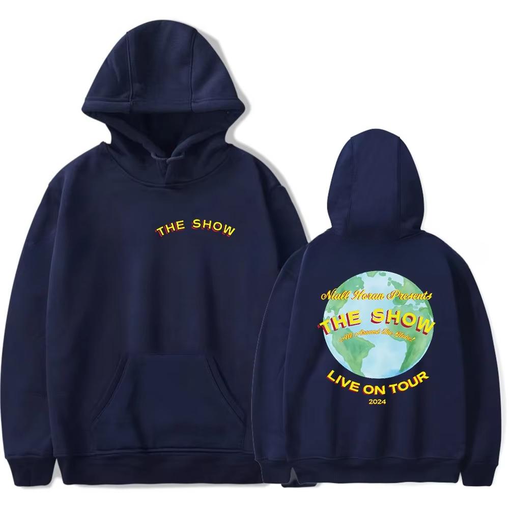 Niall Horan The Show Live on Tour 2024 Albumová mikina s kapucí Pánská Dámská Ležérní Módní Nadměrná Mikina Streetwear Svetr s kapucí Topy