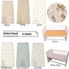 Multi-piece Baby Crib Bedding Set, Four-season Use, Pure Cotton Fabric, Available In Multiple Cute Designs