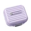 xiaobudian 7 Compartments Pill Box, with Sealing Ring And Lock Buckle, Waterproof Double-Layer Medicine Organizer, for Travel Daily Use