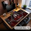 Custom Name Extended Mouse Pad,Lady Gaga Gaming Desk Mat For Home Office Desktop Decor