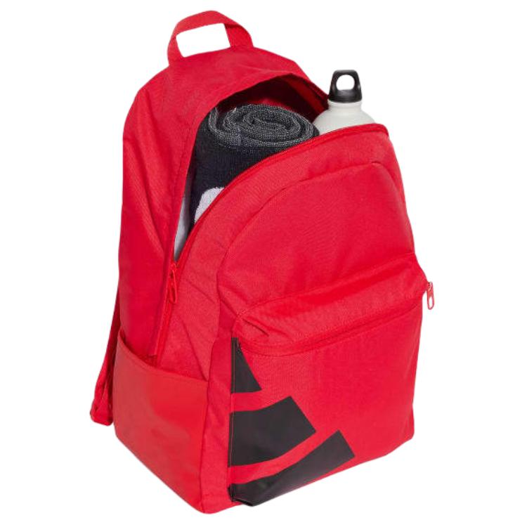 Adidas Polyester Backpack Unisex Red Adidas IS7059