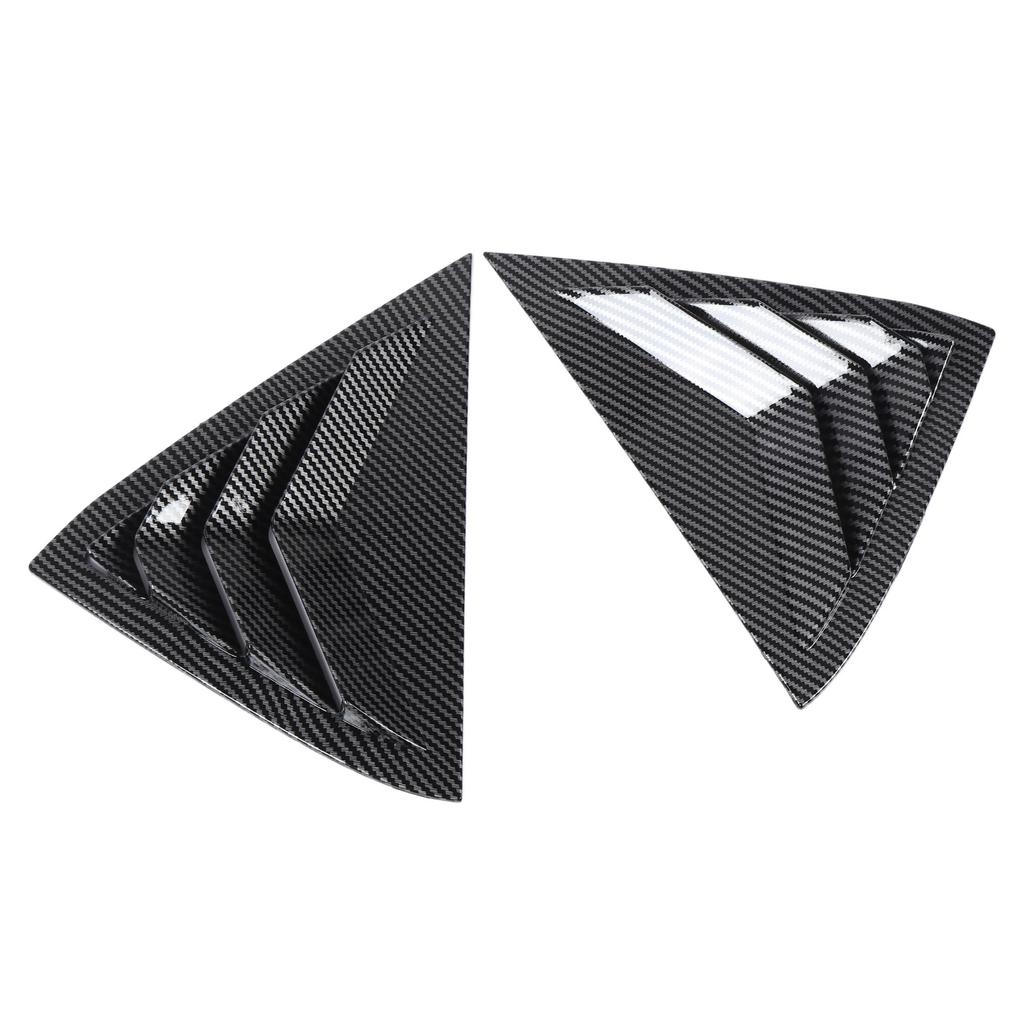 1 P  Rear Side Window Louver Privacy   Reduce Temperature Window Louver   Vent Scoop Shade Cover Blind for   MK7 7.5 2008 to 2017
