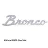 Ford Bronco Custom Horse Fender & Trunk Logo Sticker Set