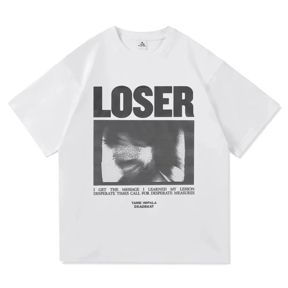 Deadbeat Album 2025 Merch Tops Tame Impala Loser Graphic Tee Harajuku Y2k T Shirts Fashion Y2k TShirt Perfect Fan Gift Unisex