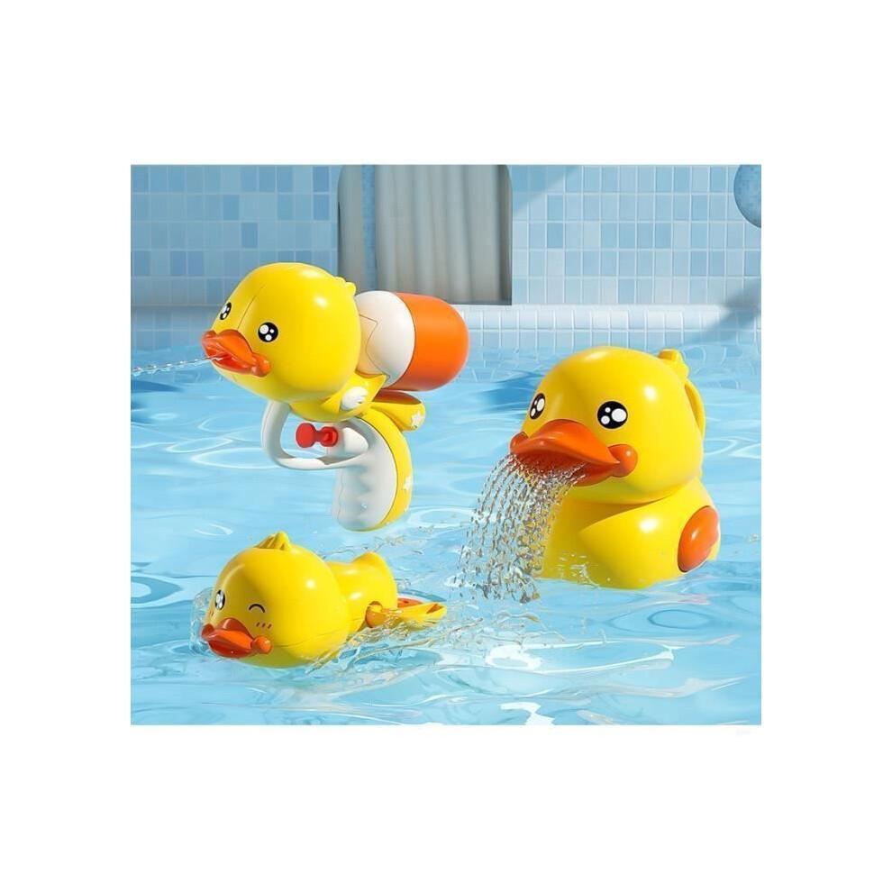 8-Piece Baby Bath Toy Set, Bath Toys for Children Ages 1-6, Wind-Up Duck Bath Games, Baby Bath Toys, Gift