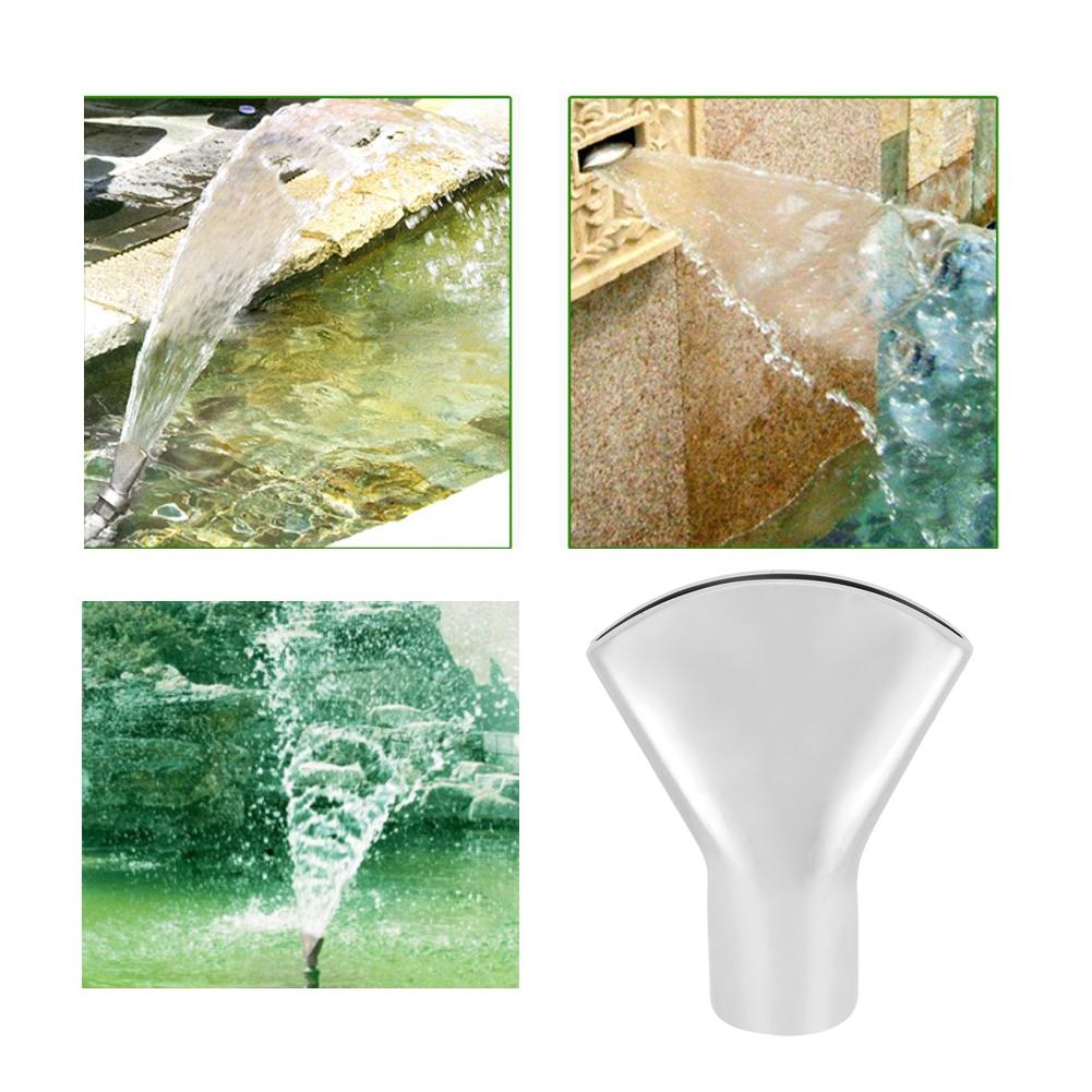 Directional Fan shaped Fountain Nozzle Female Thread Landscape Spray Head for SPA Swimming Pool(G1in DN25 )