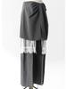 European & American Style 3-in-1 Detachable Lace-Trim Striped Pants - Autumn Collection