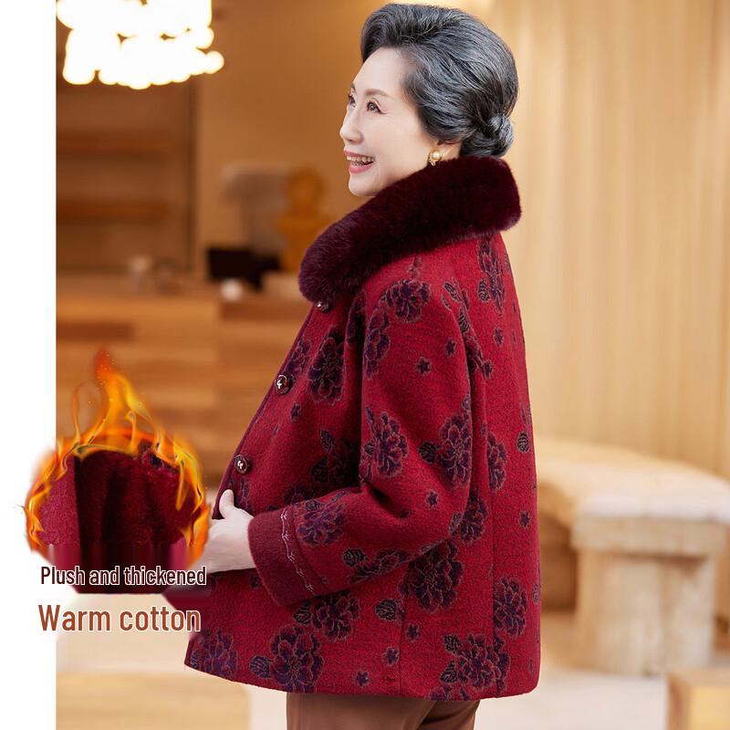 

SIFONE Women s Fleece Lined Fur Collar Winter Coat XL