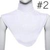 Charming Women's Fashion Modal False Collar Hijab Moslem Fake Collar Faux Turtleneck Neck Dickey False Mock Blouse Half Top