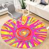 1pc Spiral Abstract Print Chair Carpet for Office,  Soft and Durable Office Rug for Interior Decoration, Perfect for Office yy251227106