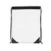 Waterproof Transparent PVC Drawstring Backpack with Logo Printing