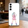 Dragon Ball Bulma Phone Case Black Silicone Soft For Samsung Galaxy A73,A72,A71,A70,A53,A52,A51