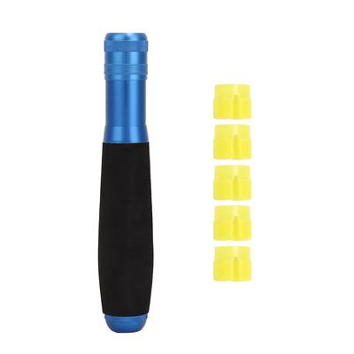 Multi Function Aluminium Alloy Fishing EVA Rod Handle Grip for DIY Rods Change(Blue)