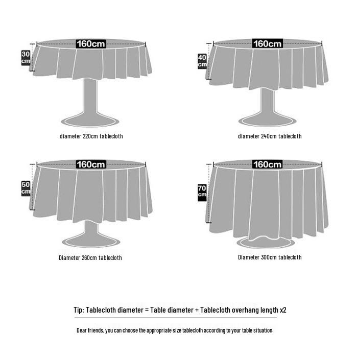 Crassula Ovata Hotel- & Restaurant-Tischdecke - Große Runde & Quadratische Optionen Verfügbar