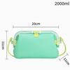 Silicone Shoulder Bag Water-Resistant Top Snap Clasp Swim Bag Lightweight Foldable Waterproof Storage Pouch