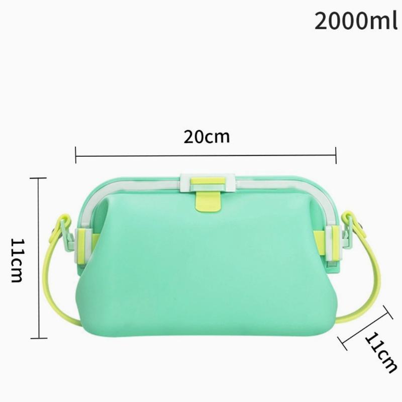 Silicone Shoulder Bag Water-Resistant Top Snap Clasp Swim Bag Lightweight Foldable Waterproof Storage Pouch