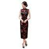 Floral Print Cheongsam Dresses Chinese Style Traditional Clothing Chinese Qipao  Evening Dress