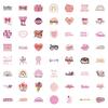 55 Pink Teacher Graffiti Stickers for Suitcases & Phones