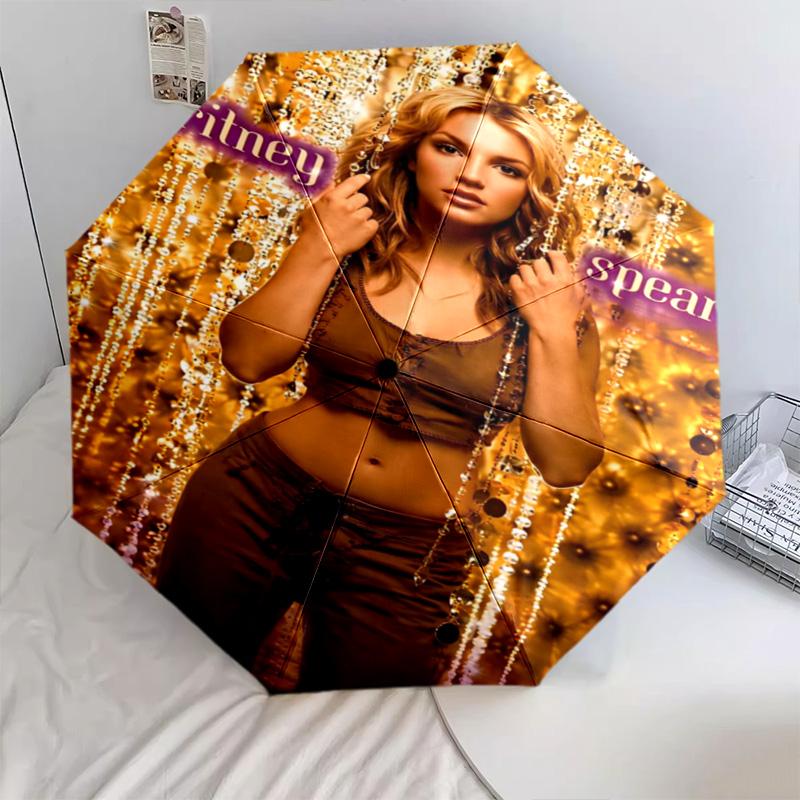 Britney Spears Automatic Umbrella - Suitable Travel Outdoor Portable Umbrella Birthday Gift Daily Essentials